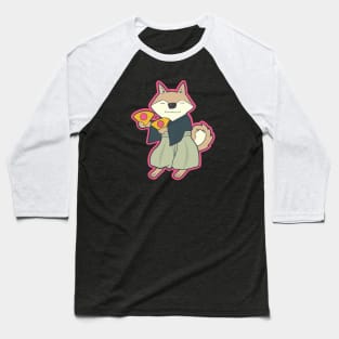 Cute shiba inu dog wearing a Hakama Drawing Baseball T-Shirt